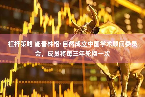 杠杆策略 施普林格·自然成立中国学术顾问委员会，成员将每三年轮换一次